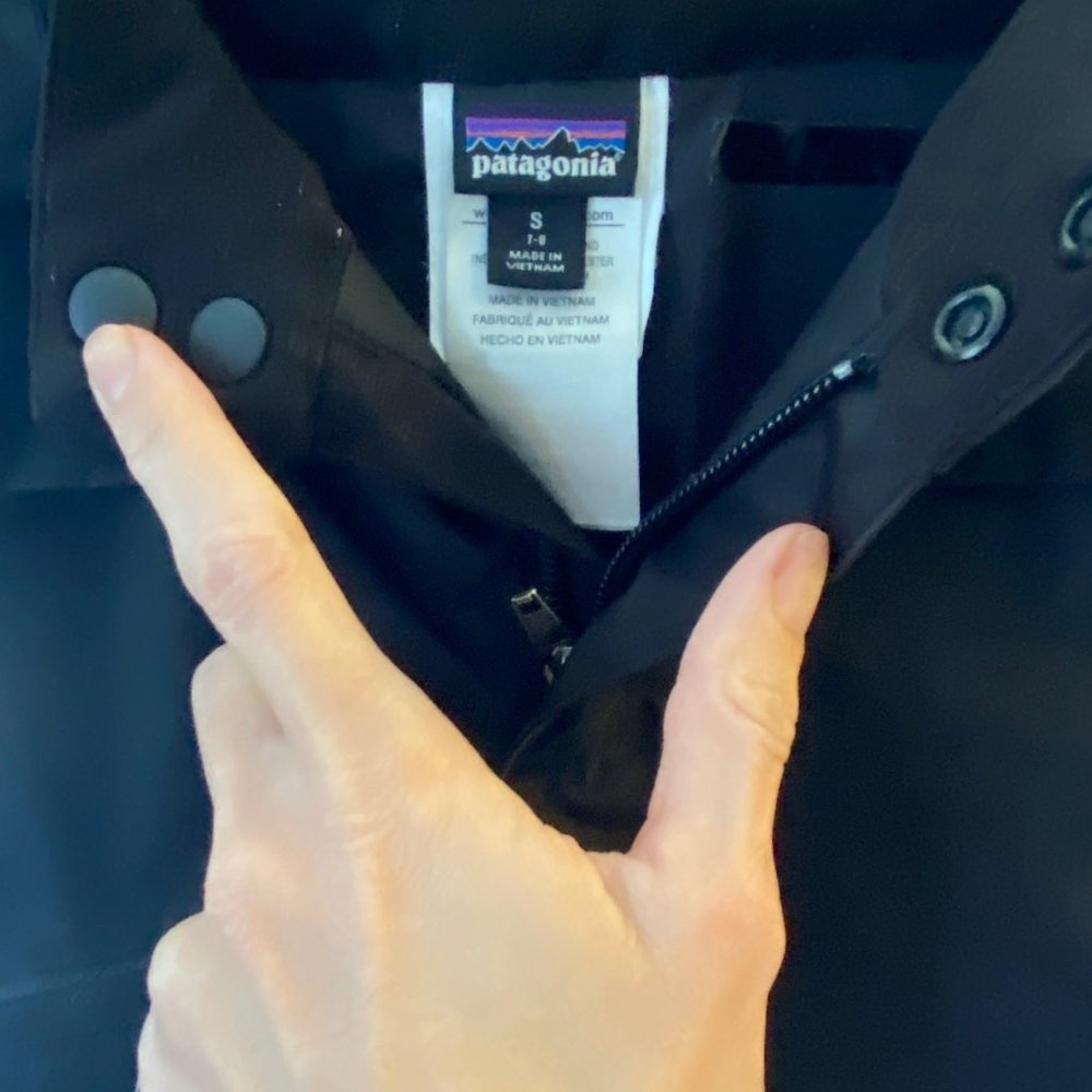 Children's Size SMALL (7-8) Black Patagonia Snow Pants